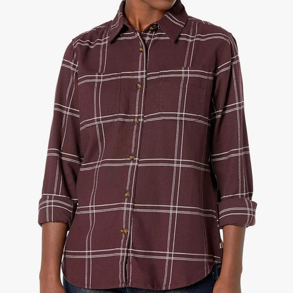 CARHARTT Women’s Flannel Shirt Sz XS (0/2) - Picture 1 of 13
